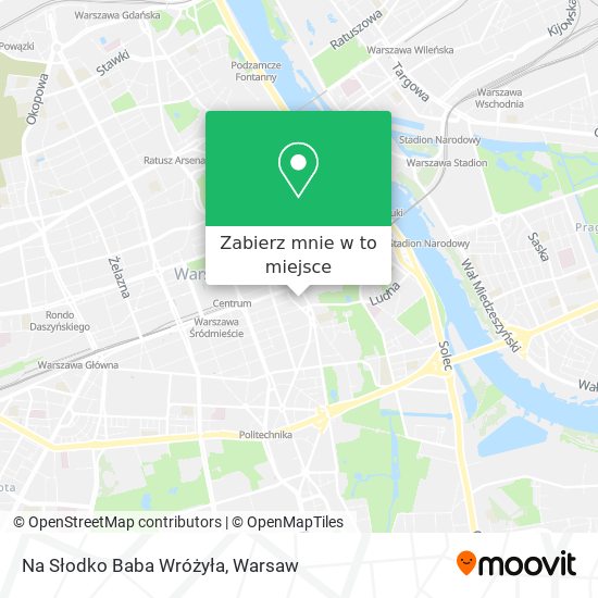 Mapa Na Słodko Baba Wróżyła