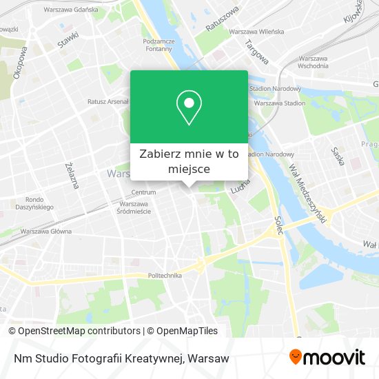 Mapa Nm Studio Fotografii Kreatywnej