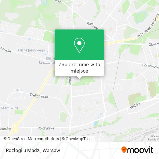 Mapa Rozłogi u Madzi