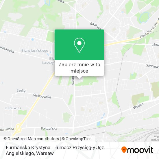 Mapa Furmańska Krystyna. Tłumacz Przysięgły Jęz. Angielskiego