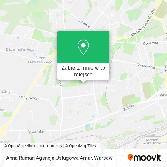 Mapa Anna Ruman Agencja Usługowa Amar