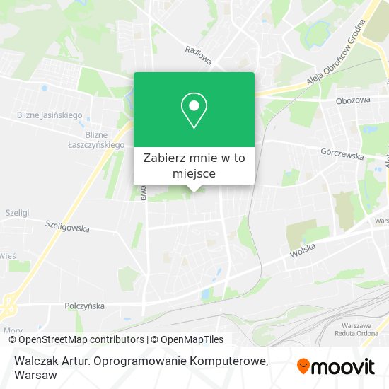 Mapa Walczak Artur. Oprogramowanie Komputerowe