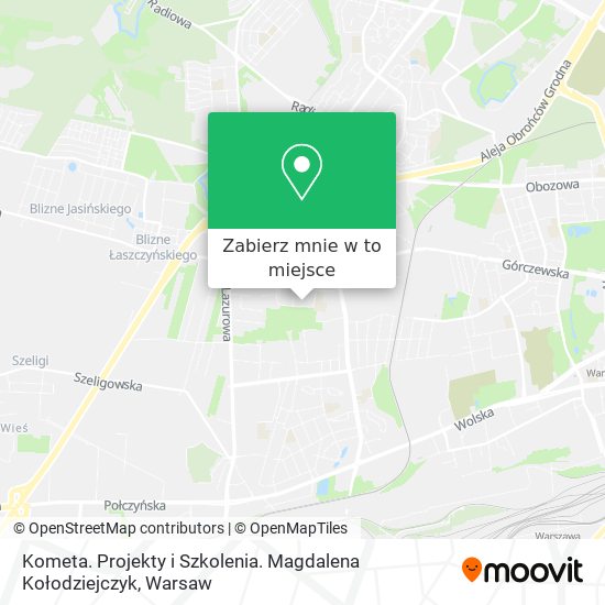 Mapa Kometa. Projekty i Szkolenia. Magdalena Kołodziejczyk