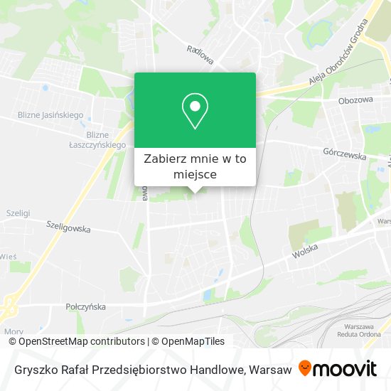 Mapa Gryszko Rafał Przedsiębiorstwo Handlowe