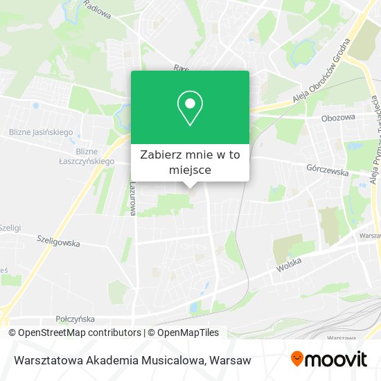 Mapa Warsztatowa Akademia Musicalowa