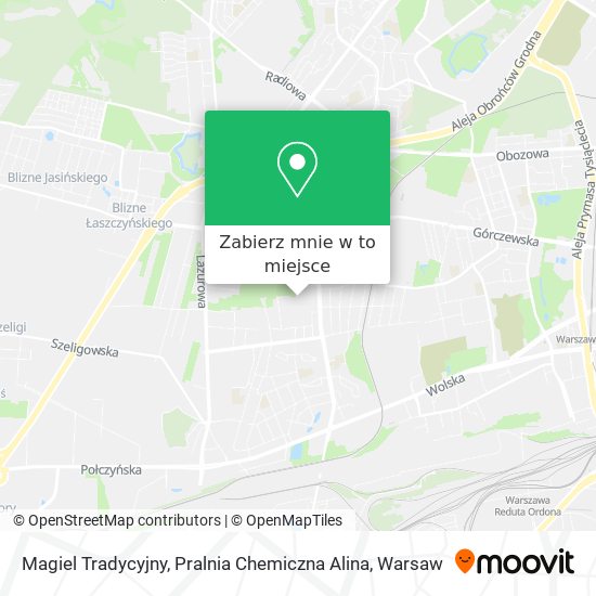 Mapa Magiel Tradycyjny, Pralnia Chemiczna Alina