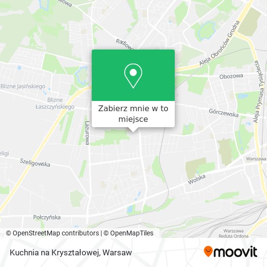 Mapa Kuchnia na Kryształowej