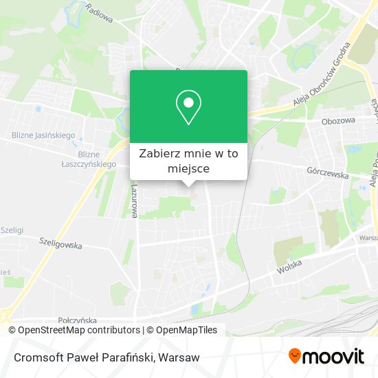 Mapa Cromsoft Paweł Parafiński