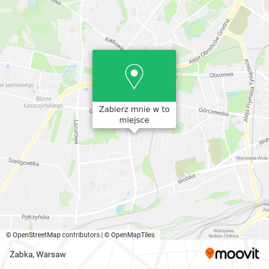 Mapa Żabka