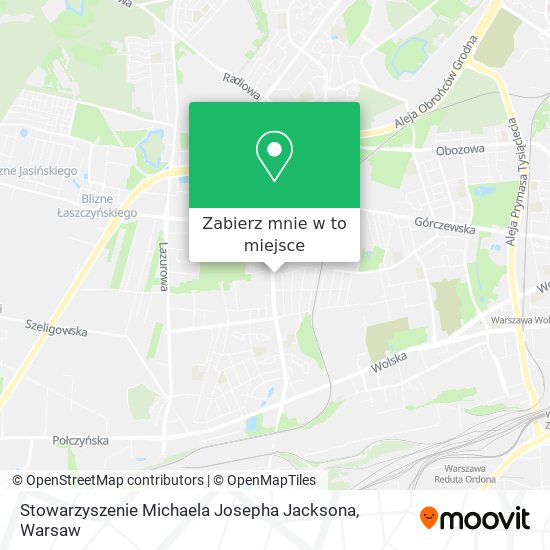 Mapa Stowarzyszenie Michaela Josepha Jacksona