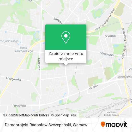 Mapa Demoprojekt Radosław Szczepański