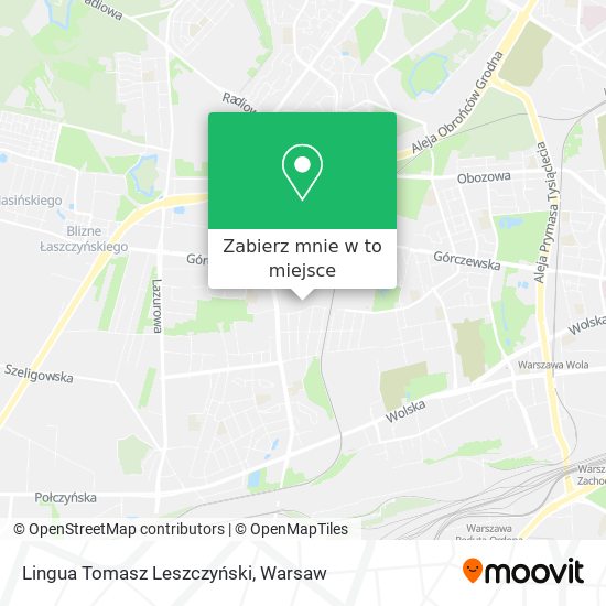 Mapa Lingua Tomasz Leszczyński