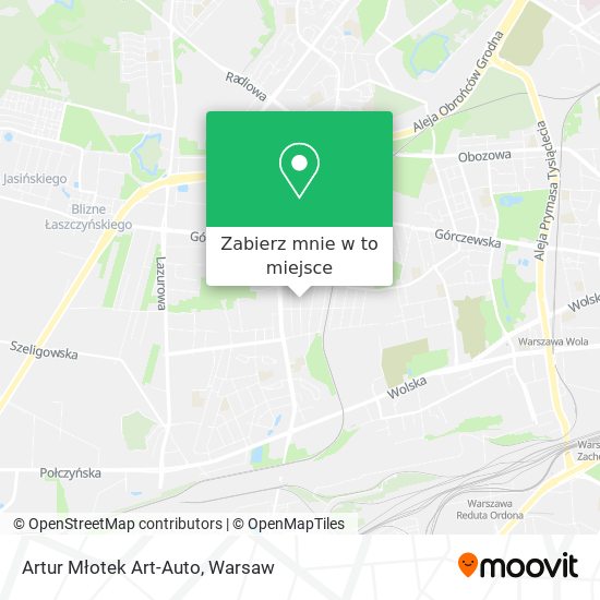 Mapa Artur Młotek Art-Auto