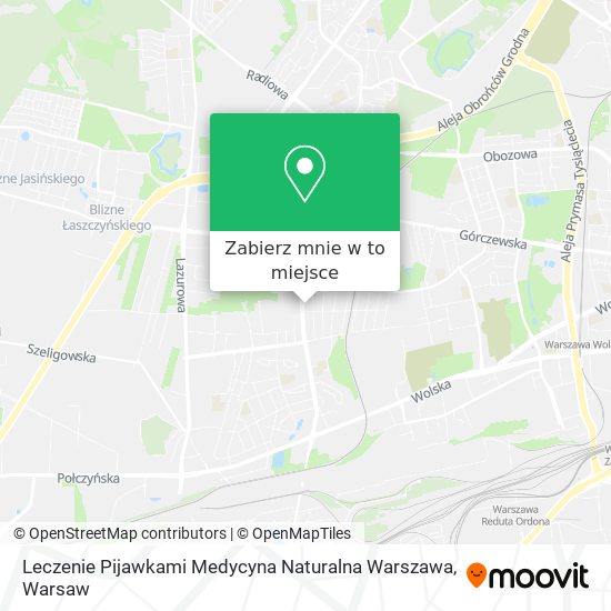 Mapa Leczenie Pijawkami Medycyna Naturalna Warszawa