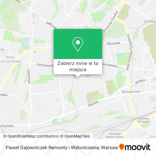 Mapa Paweł Gajowniczek Remonty i Wykończenia
