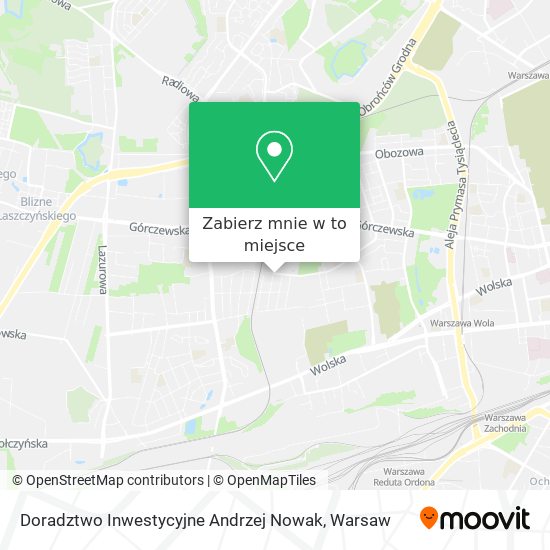 Mapa Doradztwo Inwestycyjne Andrzej Nowak