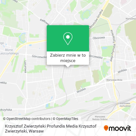 Mapa Krzysztof Zwierzyński Profundis Media Krzysztof Zwierzyński