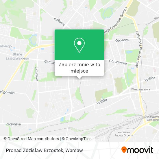 Mapa Pronad Zdzisław Brzostek