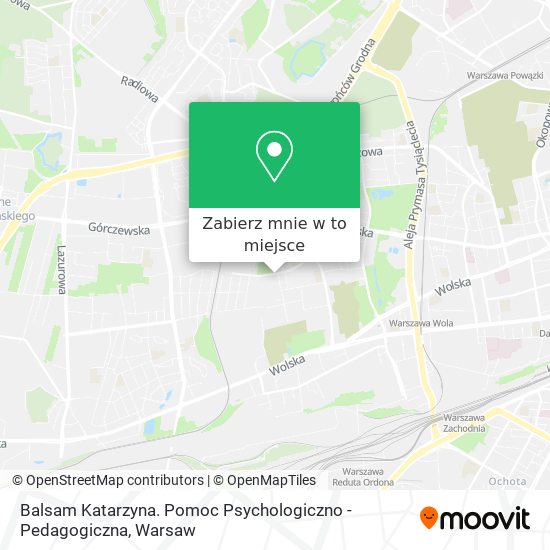 Mapa Balsam Katarzyna. Pomoc Psychologiczno - Pedagogiczna