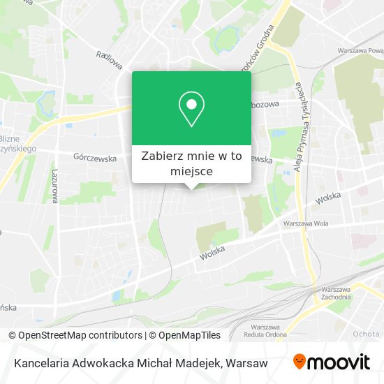 Mapa Kancelaria Adwokacka Michał Madejek