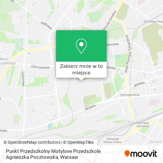 Mapa Punkt Przedszkolny Motylove Przedszkole Agnieszka Pocztowska