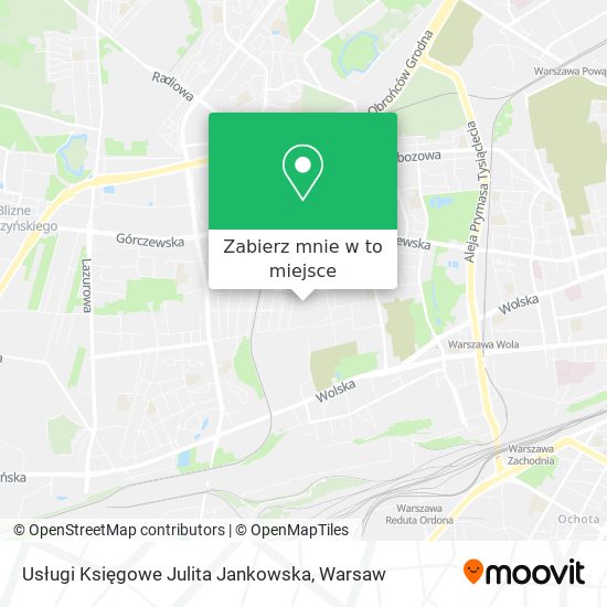 Mapa Usługi Księgowe Julita Jankowska