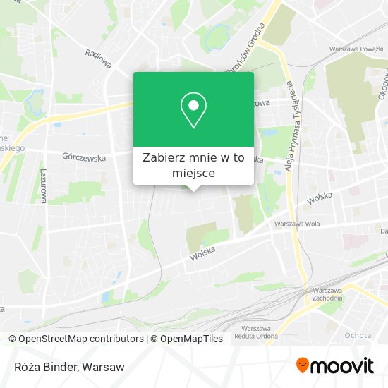 Mapa Róża Binder