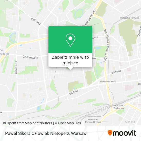 Mapa Paweł Sikora Człowiek Nietoperz