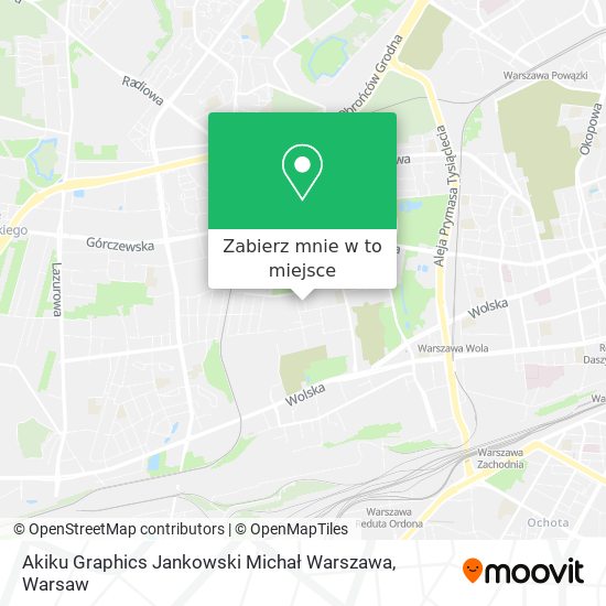 Mapa Akiku Graphics Jankowski Michał Warszawa