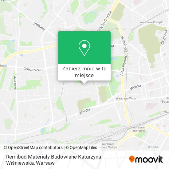 Mapa Remibud Materiały Budowlane Katarzyna Wiśniewska