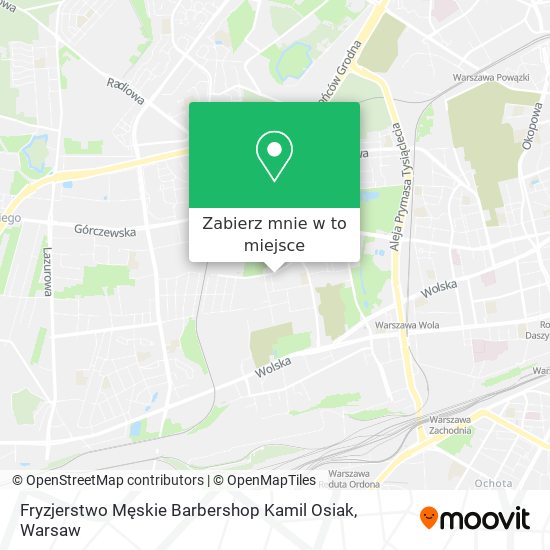 Mapa Fryzjerstwo Męskie Barbershop Kamil Osiak