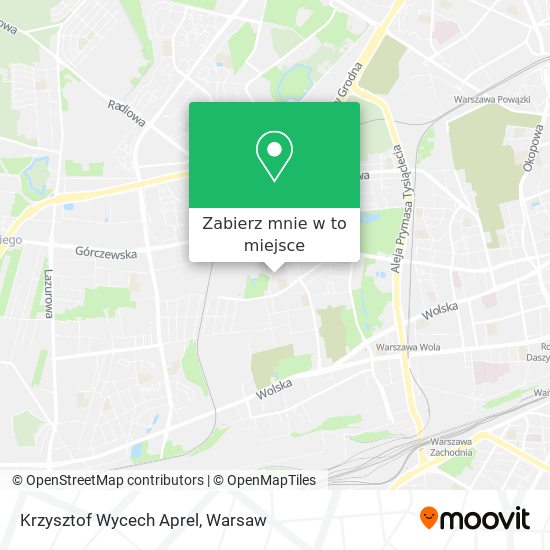 Mapa Krzysztof Wycech Aprel