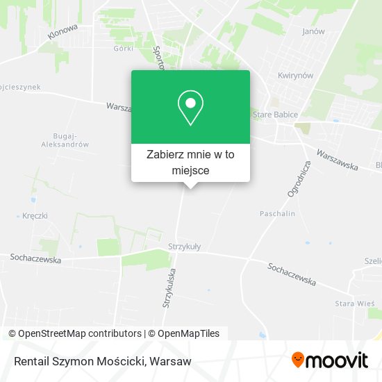 Mapa Rentail Szymon Mościcki