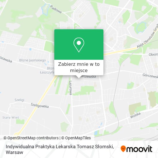 Mapa Indywidualna Praktyka Lekarska Tomasz Słomski