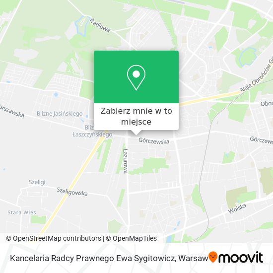 Mapa Kancelaria Radcy Prawnego Ewa Sygitowicz