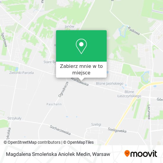 Mapa Magdalena Smoleńska Aniołek Medin