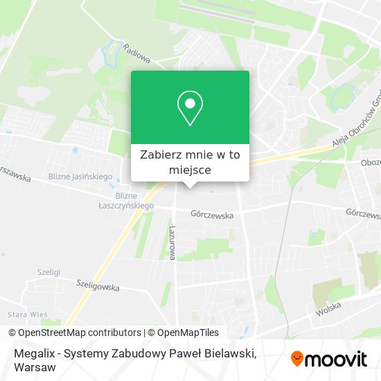 Mapa Megalix - Systemy Zabudowy Paweł Bielawski