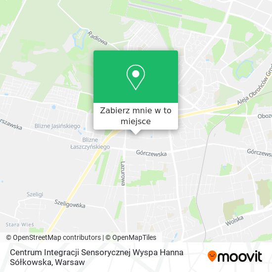 Mapa Centrum Integracji Sensorycznej Wyspa Hanna Sółkowska