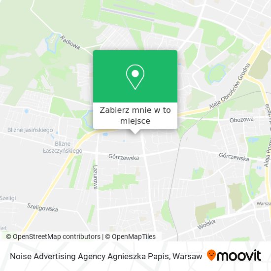 Mapa Noise Advertising Agency Agnieszka Papis