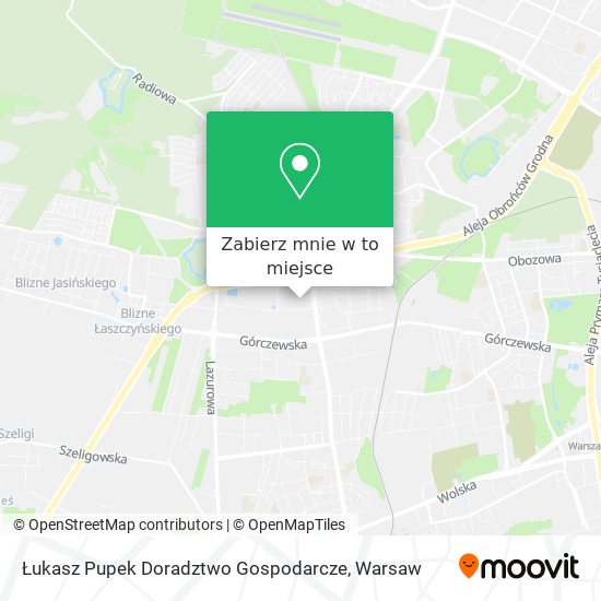 Mapa Łukasz Pupek Doradztwo Gospodarcze