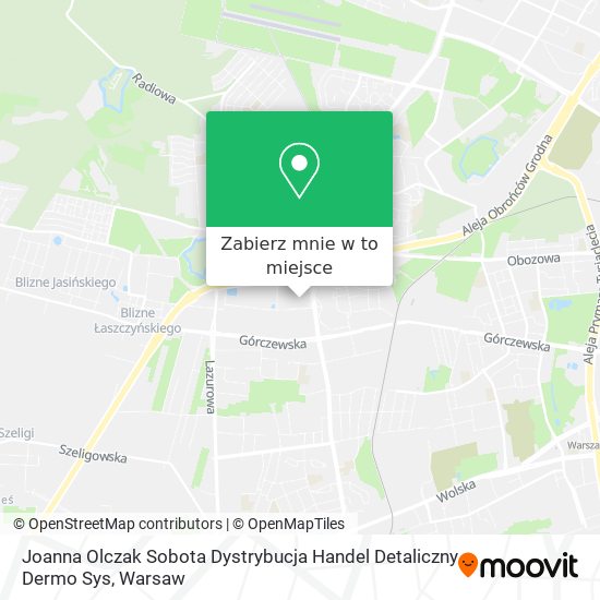 Mapa Joanna Olczak Sobota Dystrybucja Handel Detaliczny Dermo Sys