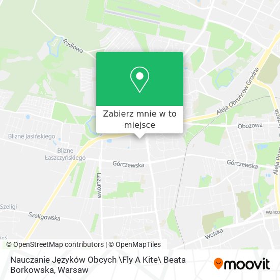 Mapa Nauczanie Języków Obcych \Fly A Kite\ Beata Borkowska