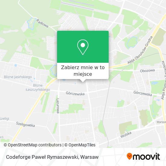 Mapa Codeforge Paweł Rymaszewski