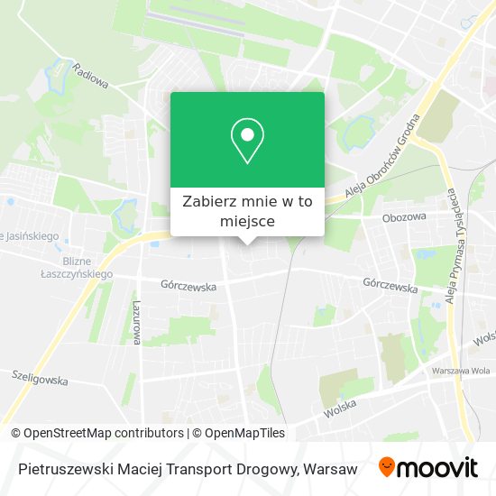 Mapa Pietruszewski Maciej Transport Drogowy