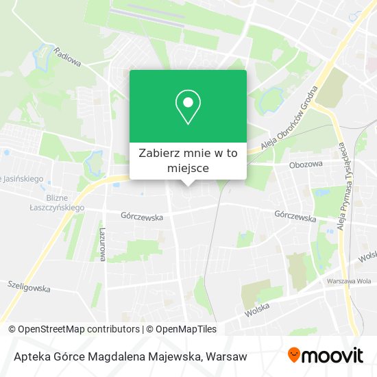 Mapa Apteka Górce Magdalena Majewska