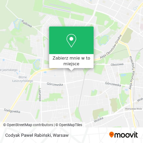 Mapa Codyak Paweł Rabiński