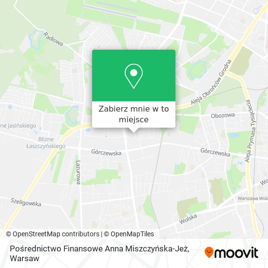 Mapa Pośrednictwo Finansowe Anna Miszczyńska-Jeż