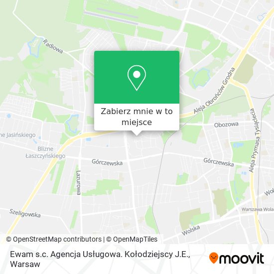 Mapa Ewam s.c. Agencja Usługowa. Kołodziejscy J.E.