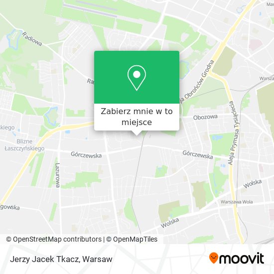 Mapa Jerzy Jacek Tkacz