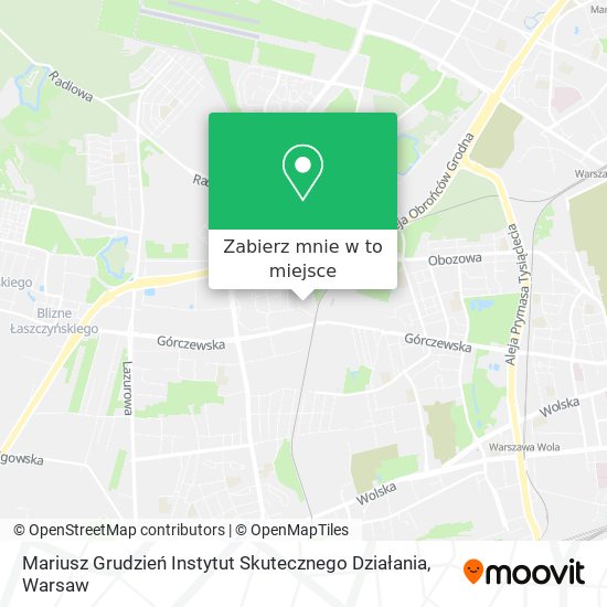 Mapa Mariusz Grudzień Instytut Skutecznego Działania